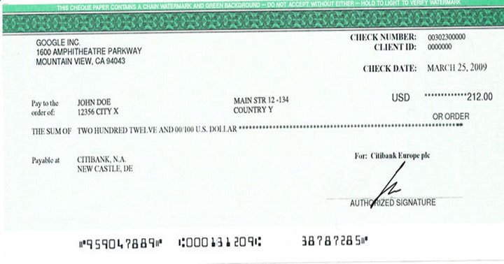 sonhar com cheque